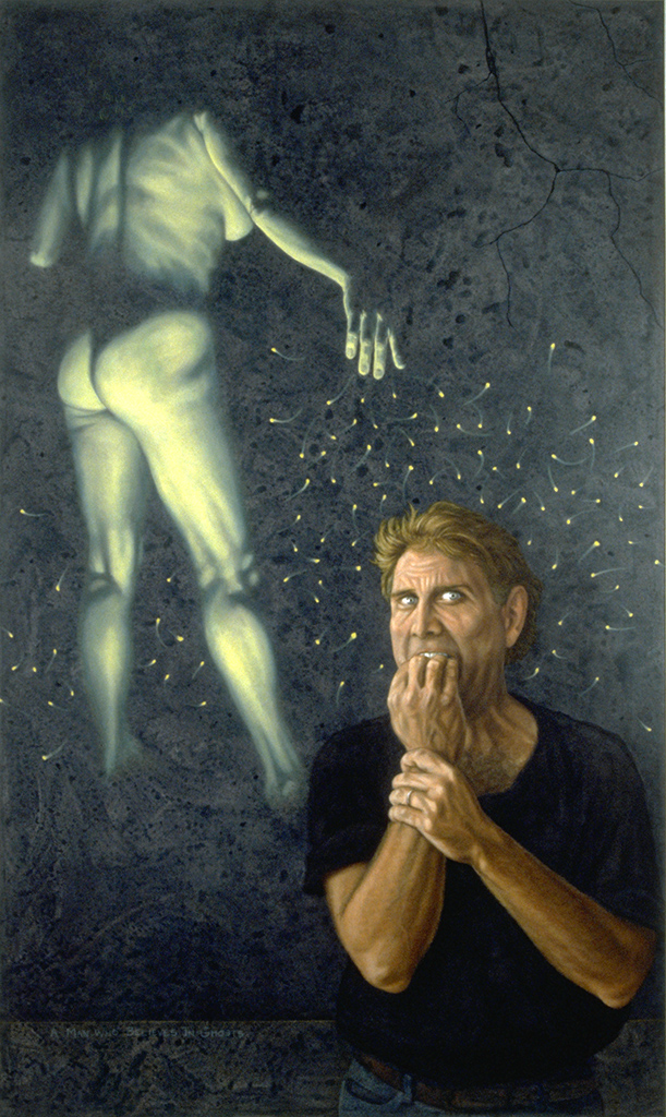 A man who believes in ghosts